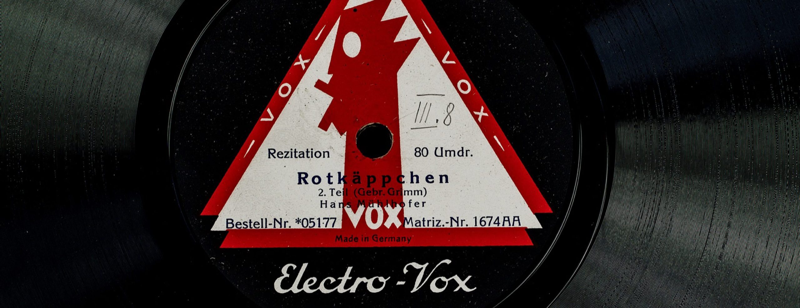 Plattenlabel „Electo-Vox“ (Foto: Maike Glöckner)